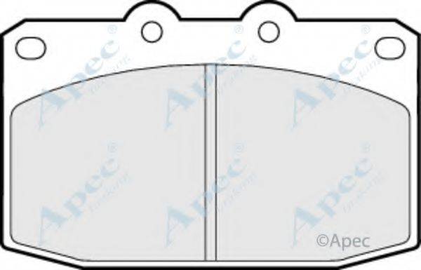 APEC BRAKING PAD699 Комплект гальмівних колодок, дискове гальмо