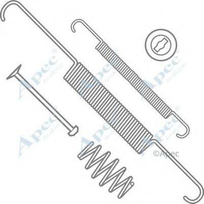 APEC BRAKING KIT742 Комплектуючі, гальмівна колодка