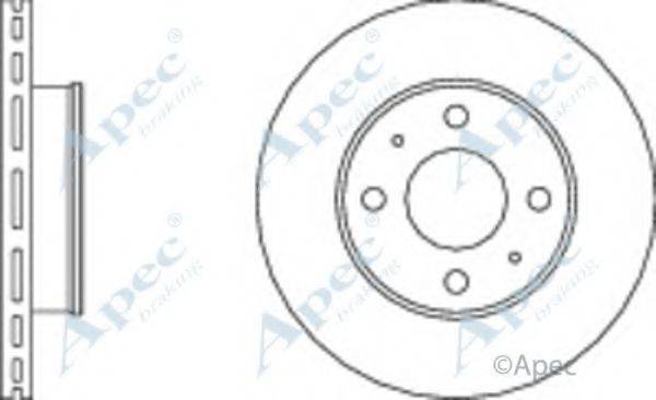 APEC BRAKING DSK2214 гальмівний диск