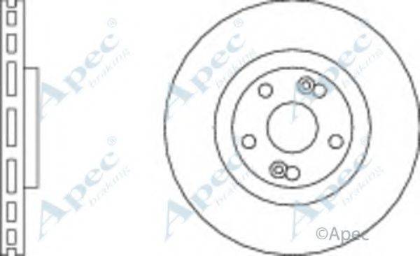 APEC BRAKING DSK2217 гальмівний диск