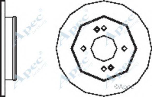 APEC BRAKING DSK2496 гальмівний диск