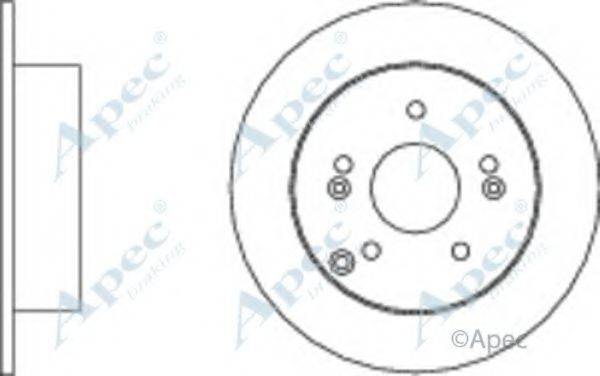 APEC BRAKING DSK2548 гальмівний диск