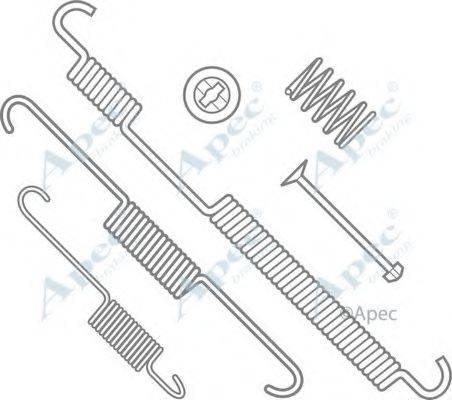 APEC BRAKING KIT788 Комплектуючі, гальмівна колодка