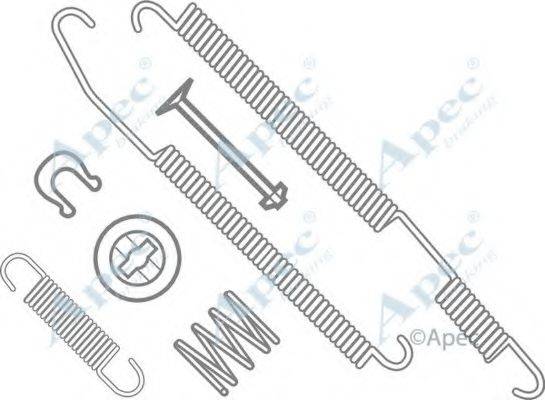 APEC BRAKING KIT799 Комплектуючі, гальмівна колодка