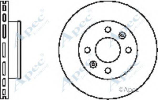 APEC BRAKING DSK2408 гальмівний диск