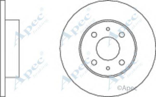 APEC BRAKING DSK100 гальмівний диск