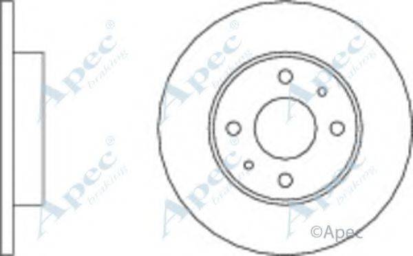 APEC BRAKING DSK103 гальмівний диск