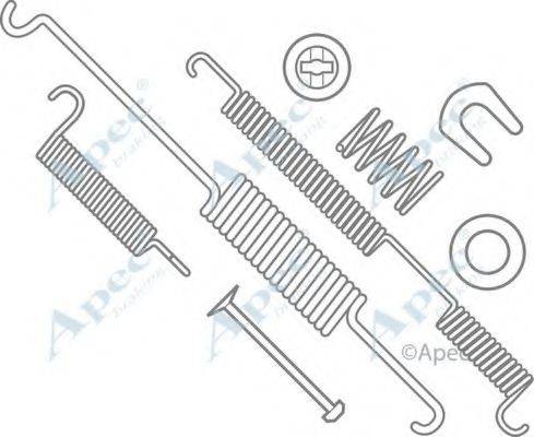 APEC BRAKING KIT857 Комплектуючі, гальмівна колодка