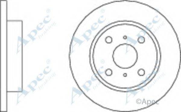 APEC BRAKING DSK118 гальмівний диск