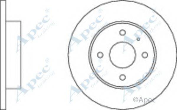 APEC BRAKING DSK147 гальмівний диск