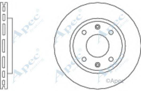 APEC BRAKING DSK151 гальмівний диск