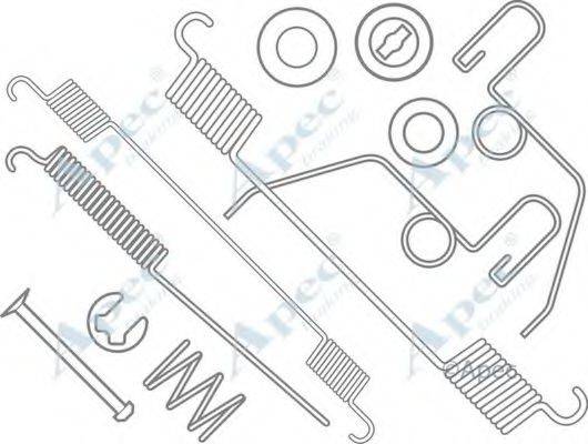 APEC BRAKING KIT867 Комплектуючі, гальмівна колодка