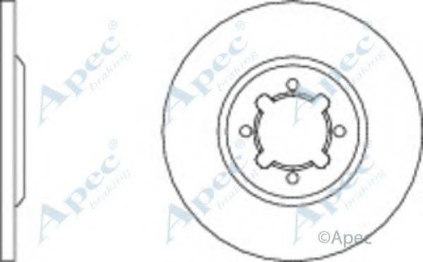 APEC BRAKING DSK188 гальмівний диск