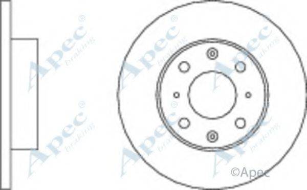 APEC BRAKING DSK194 гальмівний диск