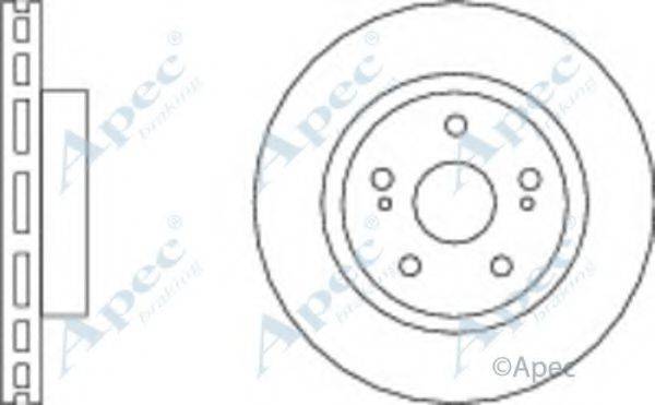 APEC BRAKING DSK2606 гальмівний диск