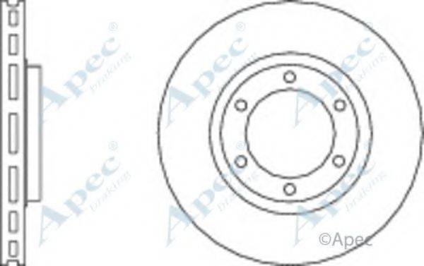 APEC BRAKING DSK2619 гальмівний диск