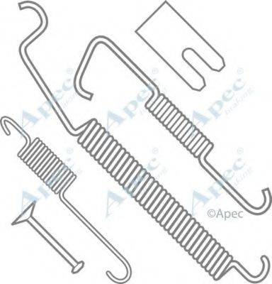 APEC BRAKING KIT973 Комплектуючі, гальмівна колодка