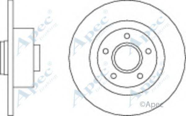 APEC BRAKING DSK2678 гальмівний диск