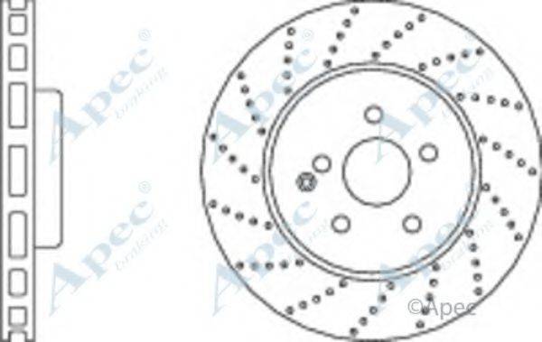 APEC BRAKING DSK2684 гальмівний диск