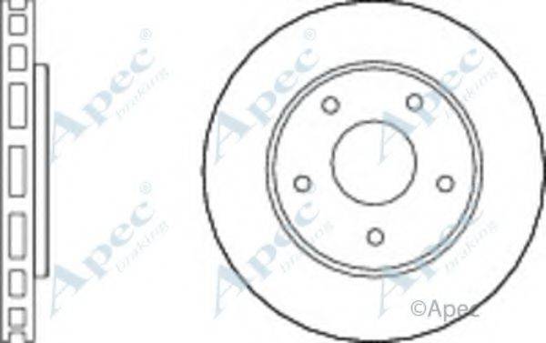 APEC BRAKING DSK2686 гальмівний диск