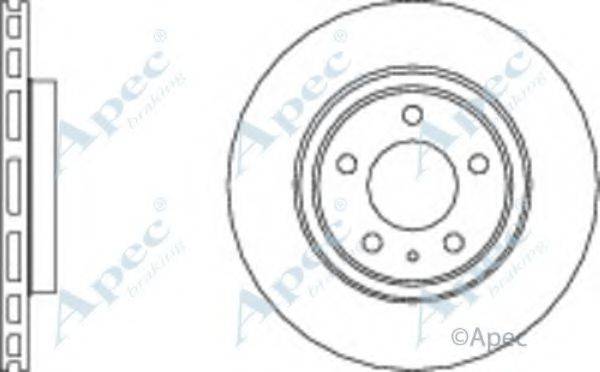 APEC BRAKING DSK2700 гальмівний диск