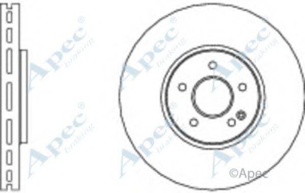 APEC BRAKING DSK2725 гальмівний диск