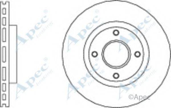 APEC BRAKING DSK2771 гальмівний диск