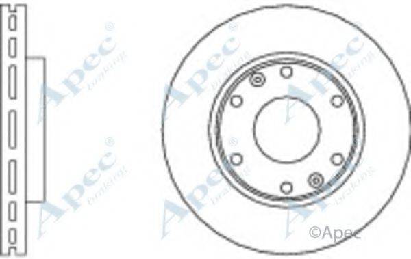 APEC BRAKING DSK2786 гальмівний диск