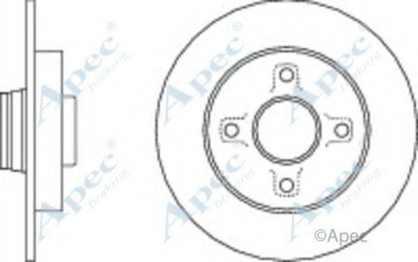 APEC BRAKING DSK2812 гальмівний диск