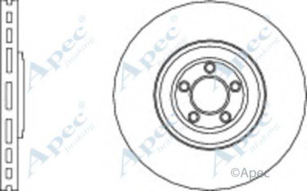 APEC BRAKING DSK2817 гальмівний диск