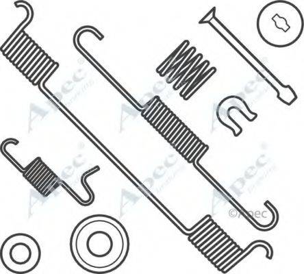 APEC BRAKING KIT991 Комплектуючі, гальмівна колодка