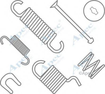 APEC BRAKING KIT995 Комплектуючі, гальмівна колодка