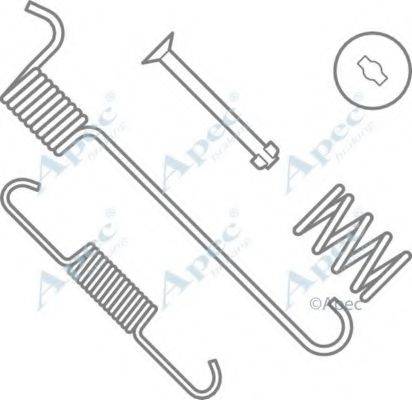 APEC BRAKING KIT2003 Комплектуючі, гальмівна колодка