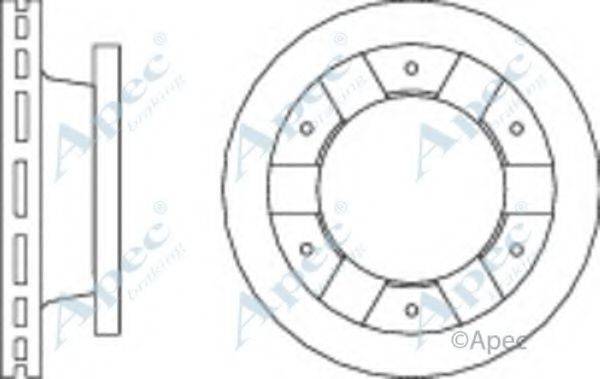 APEC BRAKING DSK2897 гальмівний диск