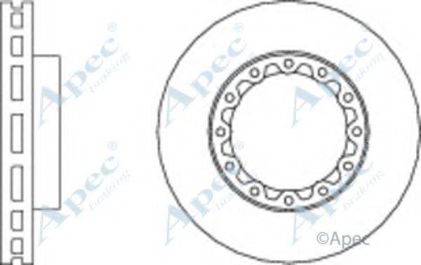 APEC BRAKING DSK2907 гальмівний диск