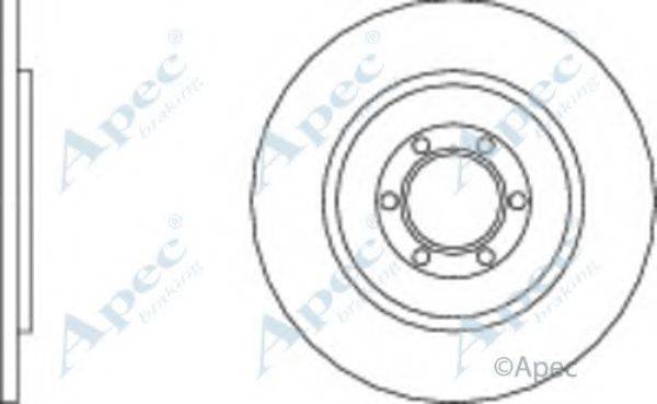 APEC BRAKING DSK293 гальмівний диск