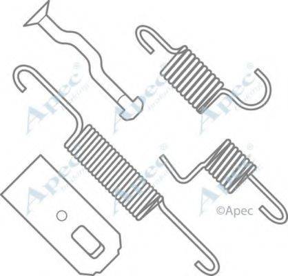 APEC BRAKING KIT2014 Комплектуючі, гальмівна колодка