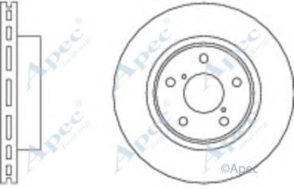 APEC BRAKING DSK543 гальмівний диск