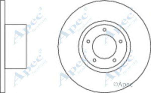 APEC BRAKING DSK549 гальмівний диск