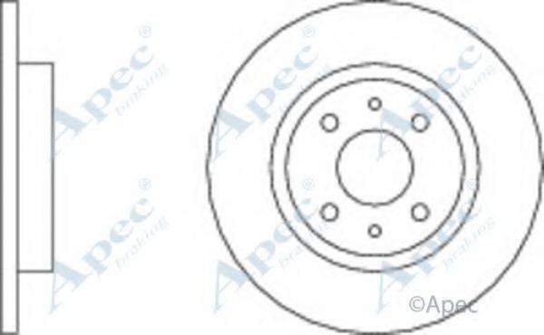 APEC BRAKING DSK551 гальмівний диск