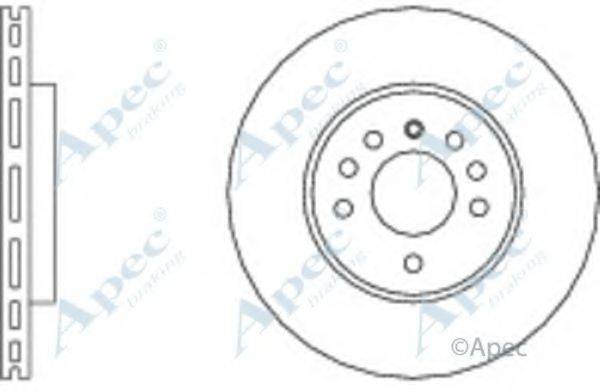 APEC BRAKING DSK578 гальмівний диск