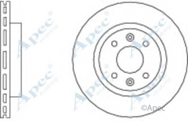 APEC BRAKING DSK614 гальмівний диск