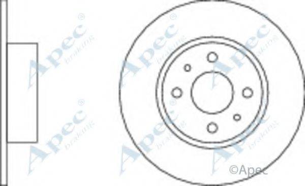 APEC BRAKING DSK637 гальмівний диск