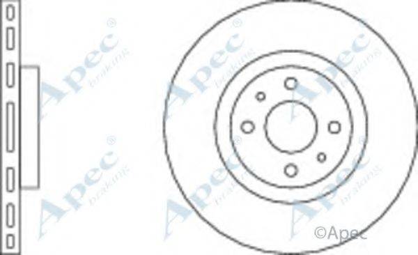 APEC BRAKING DSK651 гальмівний диск