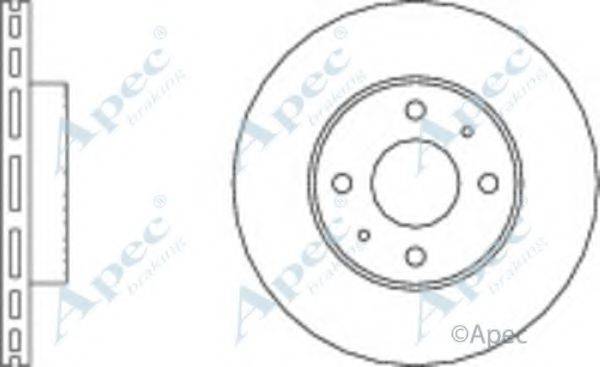 APEC BRAKING DSK655 гальмівний диск