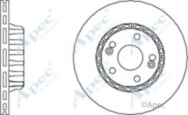 APEC BRAKING DSK687 гальмівний диск