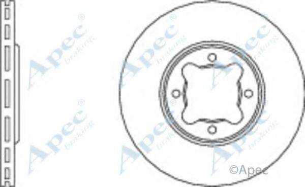 APEC BRAKING DSK736 гальмівний диск