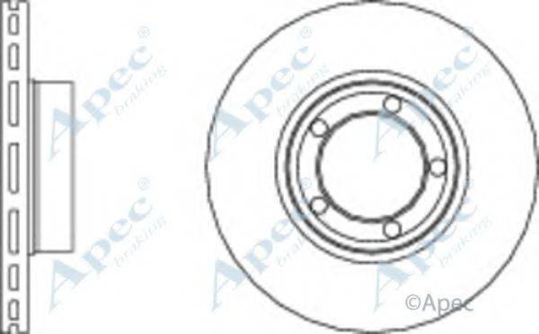 APEC BRAKING DSK767 гальмівний диск