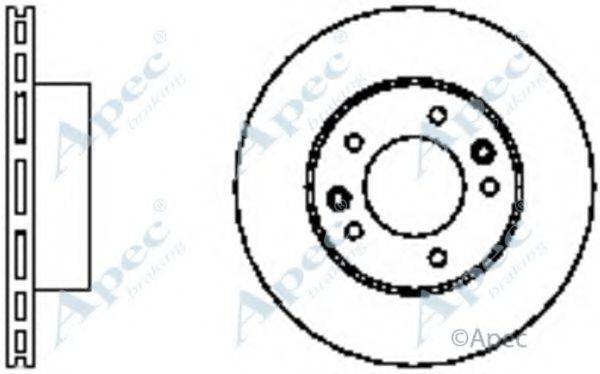 APEC BRAKING DSK770 гальмівний диск