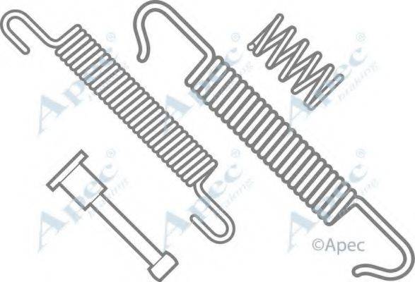 APEC BRAKING KIT632 Комплектуючі, гальмівна колодка